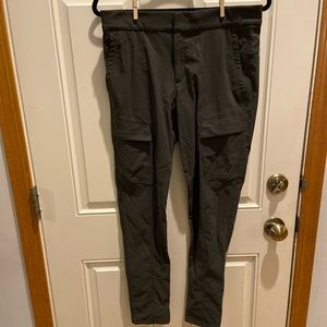 Athleta Dark Green Cargo Skinny pants